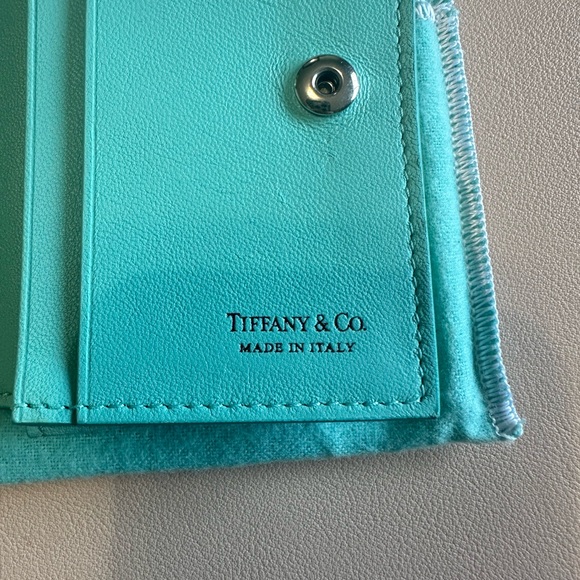 Tiffany card wallet -calf skin blue - Picture 7 of 9